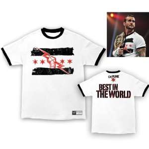  wwe cm punk best in the world t shirt size m Everything 