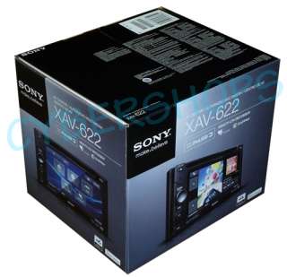 NEW SONY XAV 622 IN DASH 6.1 TOUCHSCREEN DVD MONITOR DOUBLE DIN CD 