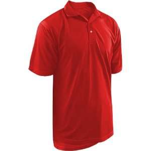 Custom Intensity Jacquard Coaches Polo Shirts SCARLET (SHIRT ONLY) AXL