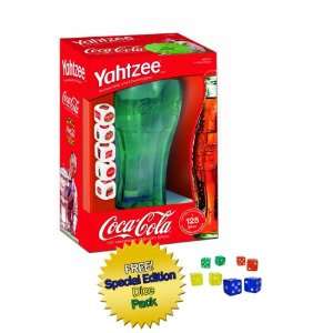  Coca Cola Yahtzee w/ Free Dice Pack Toys & Games