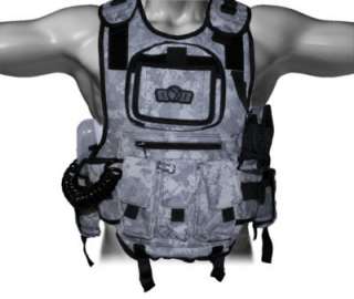 New Black GxG 4+2+1 Tactical Paintball Vest w/ Harness  