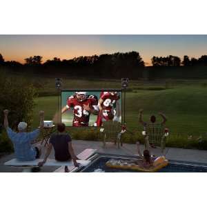    Backyard Theater Complete 10 foot Outdoor Movie System Electronics