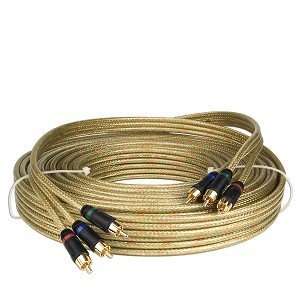   Component (M) to (M) Video Cable w/Premium 24K Gold Plated Connectors