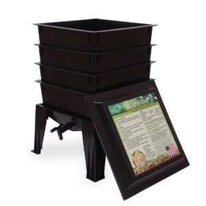   WF360BW Worm Factory 360 Composter   Black Patio, Lawn & Garden