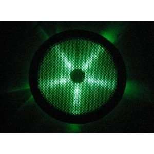  250mm Green LED Fan