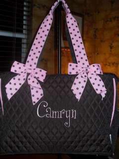 Personalized Quilted Diaper Bag    You Create It  CUTE  
