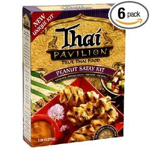 Thai Pavilion Peanut Satay Kit, 7.58 Ounce Boxes (Pack of 6)