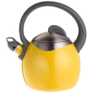  Copco 1.8 Quart Sonic Enamel on Steel Teakettle, Yellow 