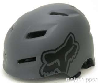 Fox Racing Transition Dirt Bike Jump Helmet Matte Charcoal   L/XL 