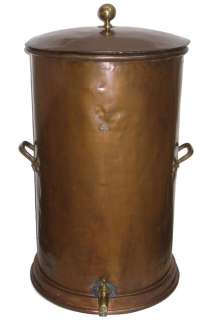Deroy Fils Distillery Antique Copper Liguor Dispenser  