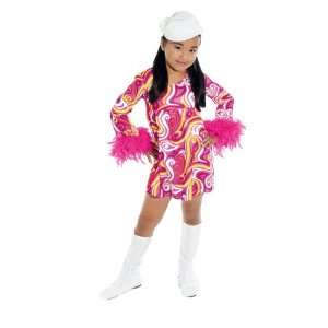   Go Go Girl Costume Mini Dress with Boot Covers and Hat Toys & Games