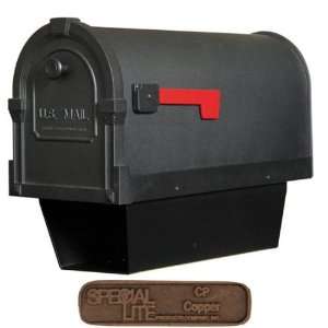 Savannah Curbside Mailbox with Paper Tube (Copper) (15.75H x 9.5W x 