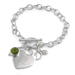    Personalized Custom Sterling Silver Bracelets Gift Jewelry