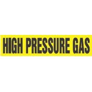 HIGH PRESSURE GAS   Snap Tite Pipe Markers   outside diameter 3 1/4 
