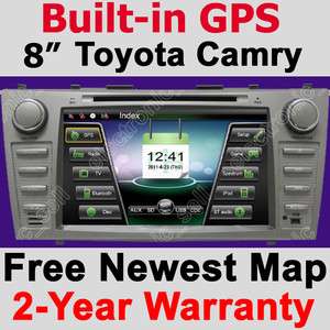 inch HD Car GPS Navigation DVD Player IPOD for TOYOTA CAMRY {2 Years 