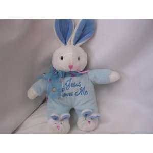  Baby Plush Toy Jesus Loves Me Easter Bunny Collectible 