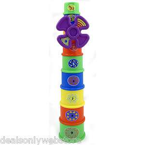 NEW Educational Windmill Stacking Cups Kids Toy Toddler  