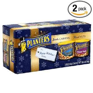 Planters Seasons Greetings (10 Ounce Cashews, 10 Ounce Mixed Nuts 