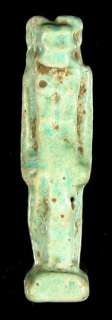 GREAT ANCIENT EGYPTIAN FAIENCE SEKMET AMULET  