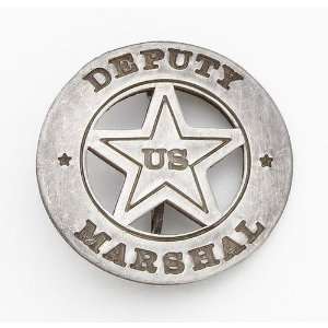  Old West U.S. Deputy Marshal Circle Badge Replica Sports 