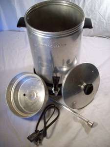 MIRRO MATIC Electric Coffee Pot Percolator 35 Cup  