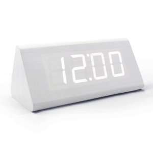   Alarm Clock with White Light Desktop Calendar Weather Monitoring Clock