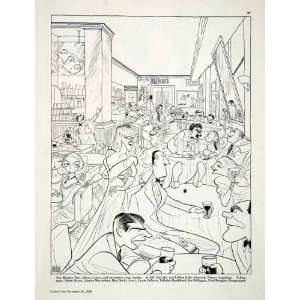   Al Hirschfeld Celebrities   Original Halftone Print