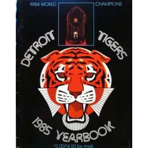 1985 Detroit Tigers autographed Yearbook (Alan Trammell, Lance Parrish 