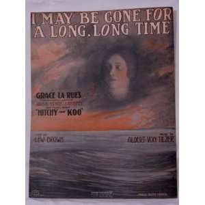  I May Be Gone for a Long, Long Time   1917   Vintage Sheet 