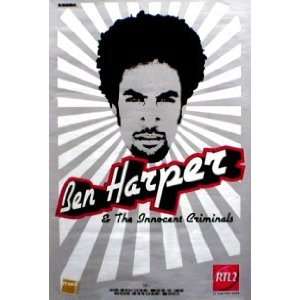 BEN HARPER French tour Music Poster