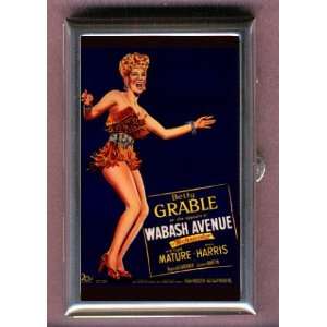 BETTY GRABLE PIN UP POSTER Coin, Mint or Pill Box Made in USA