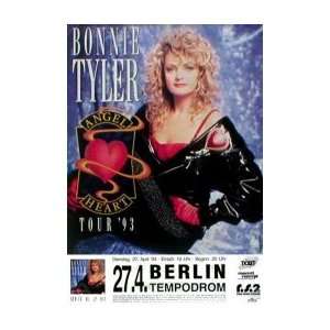 BONNIE TYLER Angel Heart Tour 1993 Music Poster
