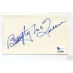 Butterfly McQueen Gone With Wind Signed Autograph GAI   Sports 