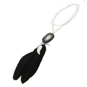  Necklace french touch Cheyennes black. Jewelry