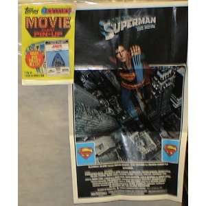    TOPPS SUPERMAN MOVIE POSTER CHRISTOPHER REEVE 