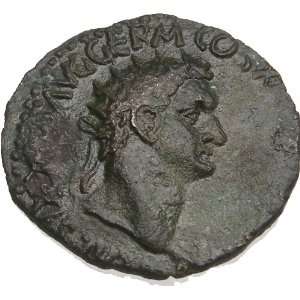  Emperor Domitian DUAL LANGUAGE 86AD Ancient Roman Coin 
