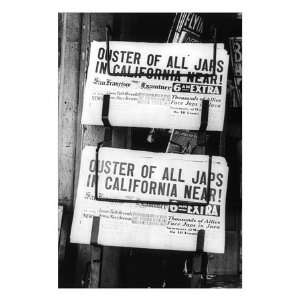    Ouster of All Japs by Dorothea Lange, 18x24