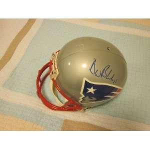 Drew Bledsoe Autographed Helmet   Hologram   Autographed NFL Helmets