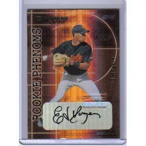 2002 Donruss Rookies Phenoms Autographs 14 Ed Rogers Orioles(Rookie 