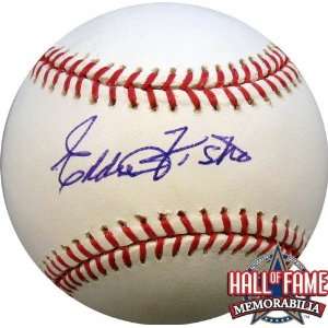 Eddie Fisher Autographed/Hand Signed Official MLB Baseball
