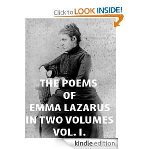  of Emma Lazarus. Vol. I, narrative, lyric and dramatic Emma Lazarus 