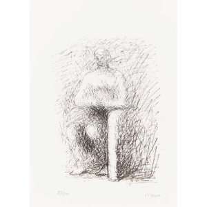 FRAMED oil paintings   Henry Moore   24 x 34 inches   Seated Figure I 