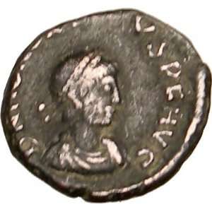  Honorius Authentic Ancient Rare Roman Coin 404AD CROSS 