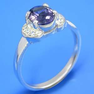  2.82 grams 925 Sterling Silver Beautiful Gemstone Ring 