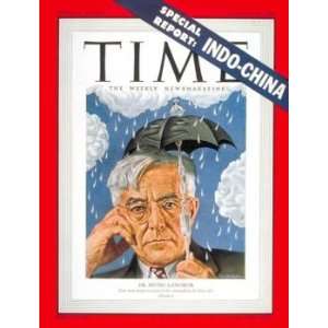  Dr. Irving Langmuir / TIME Cover August 28, 1950, Art 