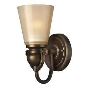   Sconce Lighting, 1 Light, 100 Total Watts, Bronze