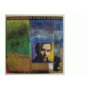 Jackson Browne Handbill and Poster flat World in Motion