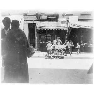 Boys playing in street,c1890,Jacob August Riis,Photographer,man,woman 