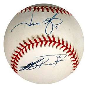 Jason Giambi & Jeff Kent Autographed / Signed Baseball