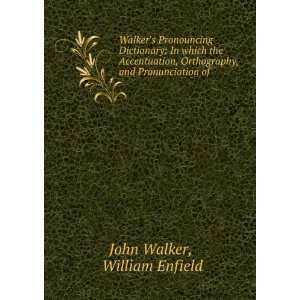  Walkers Pronouncing Dictionary John Walker Books